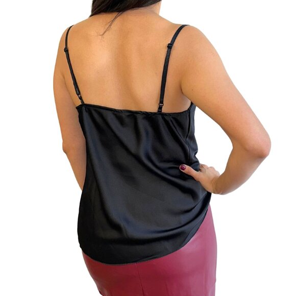 Spaghetti Strap Cowl Front Cami - Picture 4 of 5